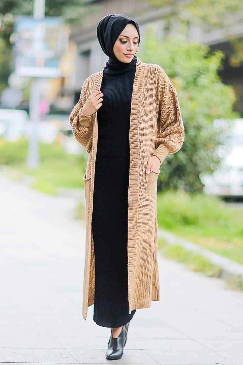 Long clearance cardigan muslimah