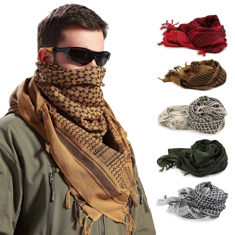 Summer Women Tactical Arab Scarf Men Fashion Lightweight Hijab Scarf S BISMILLAHSHOP