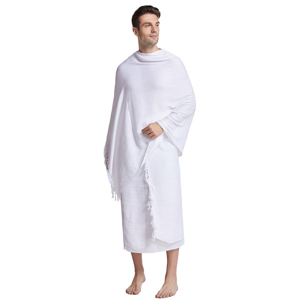 2PCS Arab Muslim Hajj Ihram Umrah Mens Towel