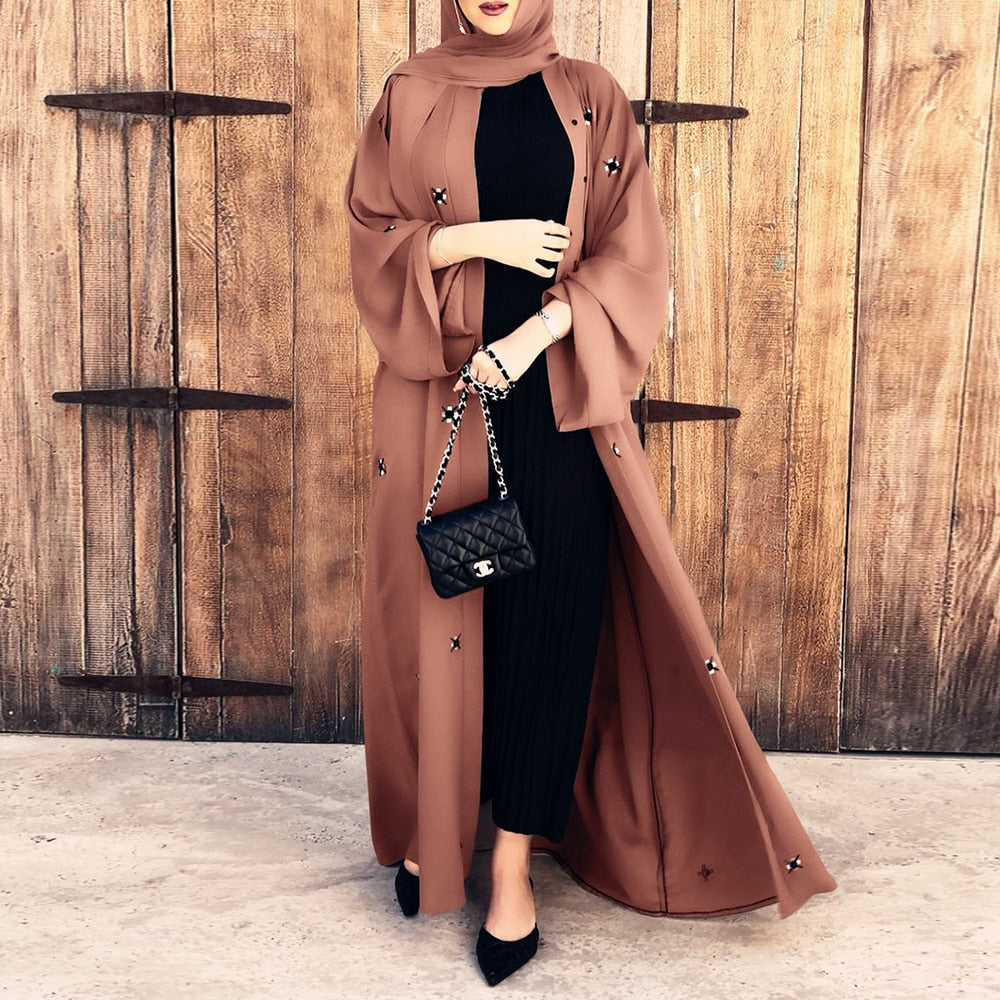 Open & Belt Cardigan Abaya