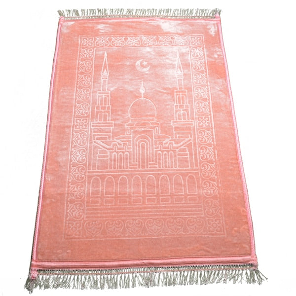 Non-slip Muslim Prayer Mat Carpet Retro Model Islam