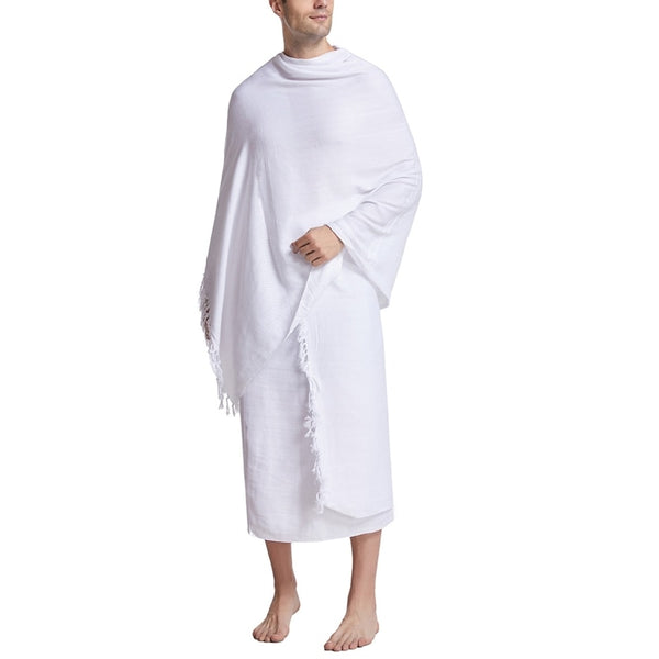 Men's Ihram Towel Set for Umrah and Hajj Muslim Pilgrimage Costumes Comfortable to wear F3MD