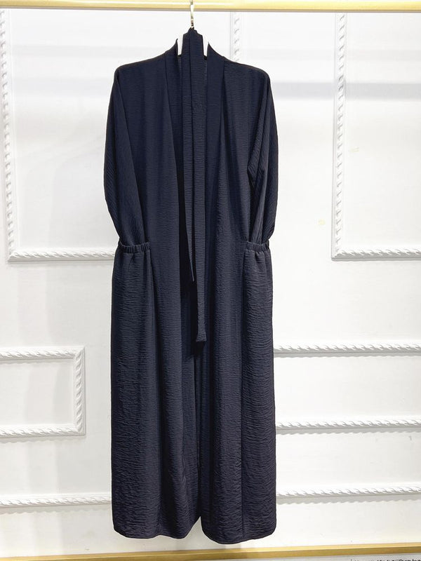 Long Dress Lace-up Abayas