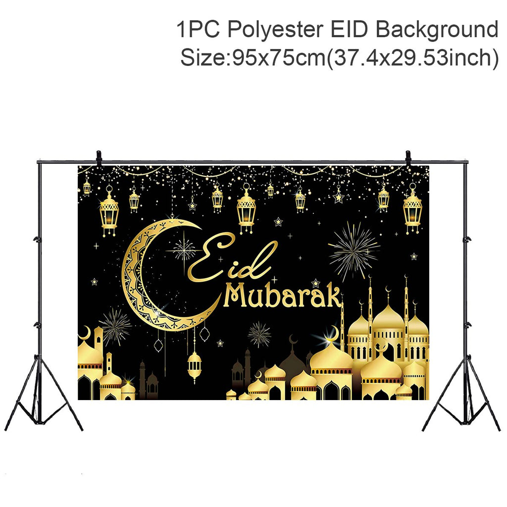 EID Mubarak Table Runner Ramadan Decoration For Home Tablecloth Ramadan Kareem Eid Al Adha Gifts Islamic Muslim Party Decoration