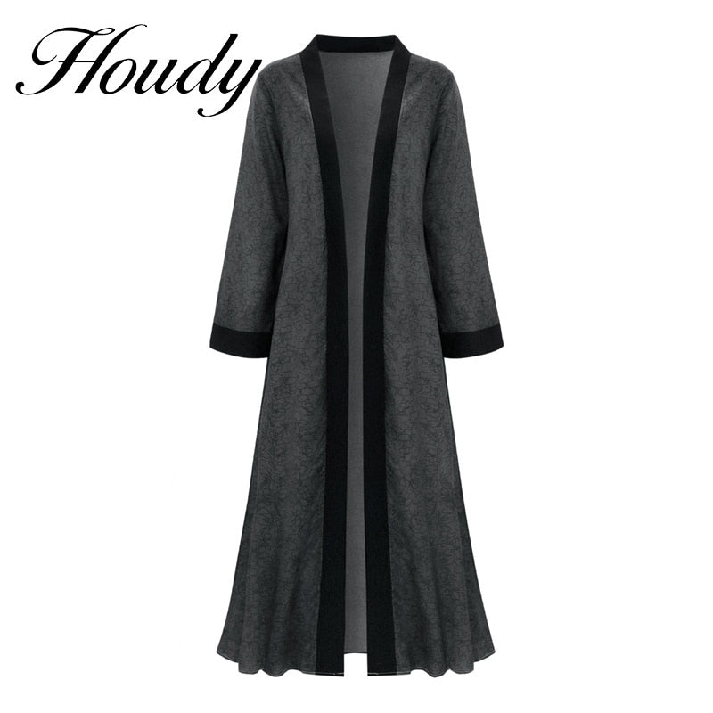 Open Abaya Cardigan Robe