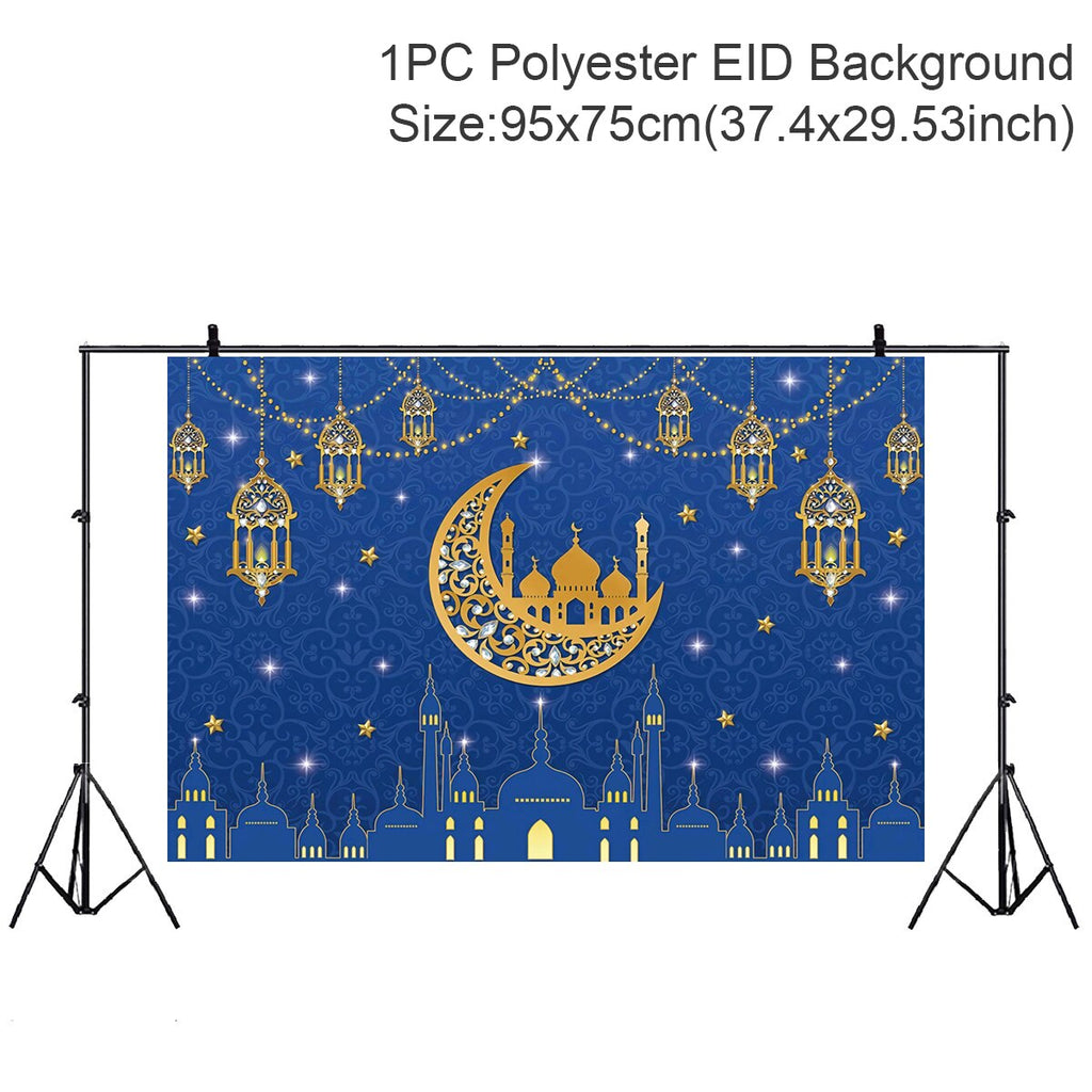 EID Mubarak Table Runner Ramadan Decoration For Home Tablecloth Ramadan Kareem Eid Al Adha Gifts Islamic Muslim Party Decoration