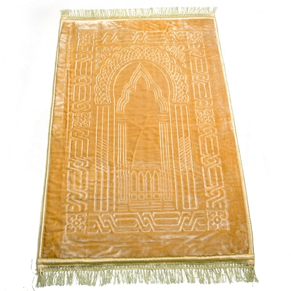 Non-slip Muslim Prayer Mat Carpet Retro Model Islam