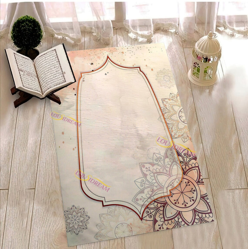 Prayer Rug for Woman Prayer Mat Turkish Prayer Rug Prayer Rug Personalize Prayer Mat Muslim Carpet Islam Rug Yoga Mat