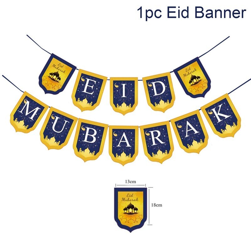 EID Mubarak Table Runner Ramadan Decoration For Home Tablecloth Ramadan Kareem Eid Al Adha Gifts Islamic Muslim Party Decoration